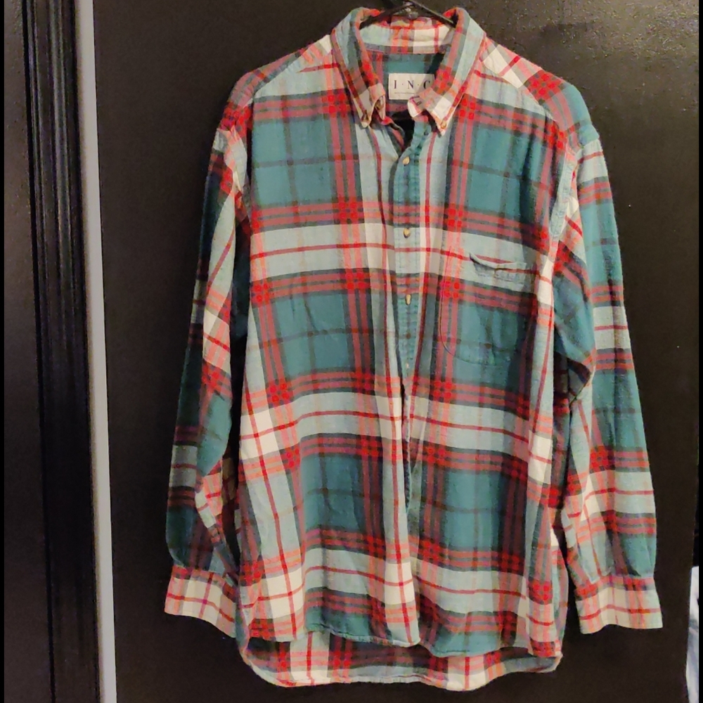 Men's flannel button down